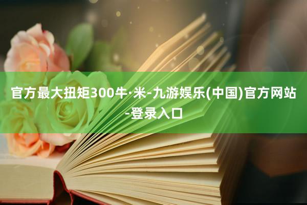 官方最大扭矩300牛·米-九游娱乐(中国)官方网站-登录入口