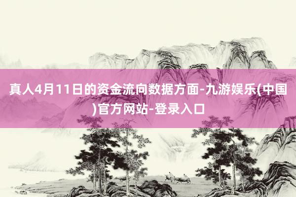 真人4月11日的资金流向数据方面-九游娱乐(中国)官方网站-登录入口